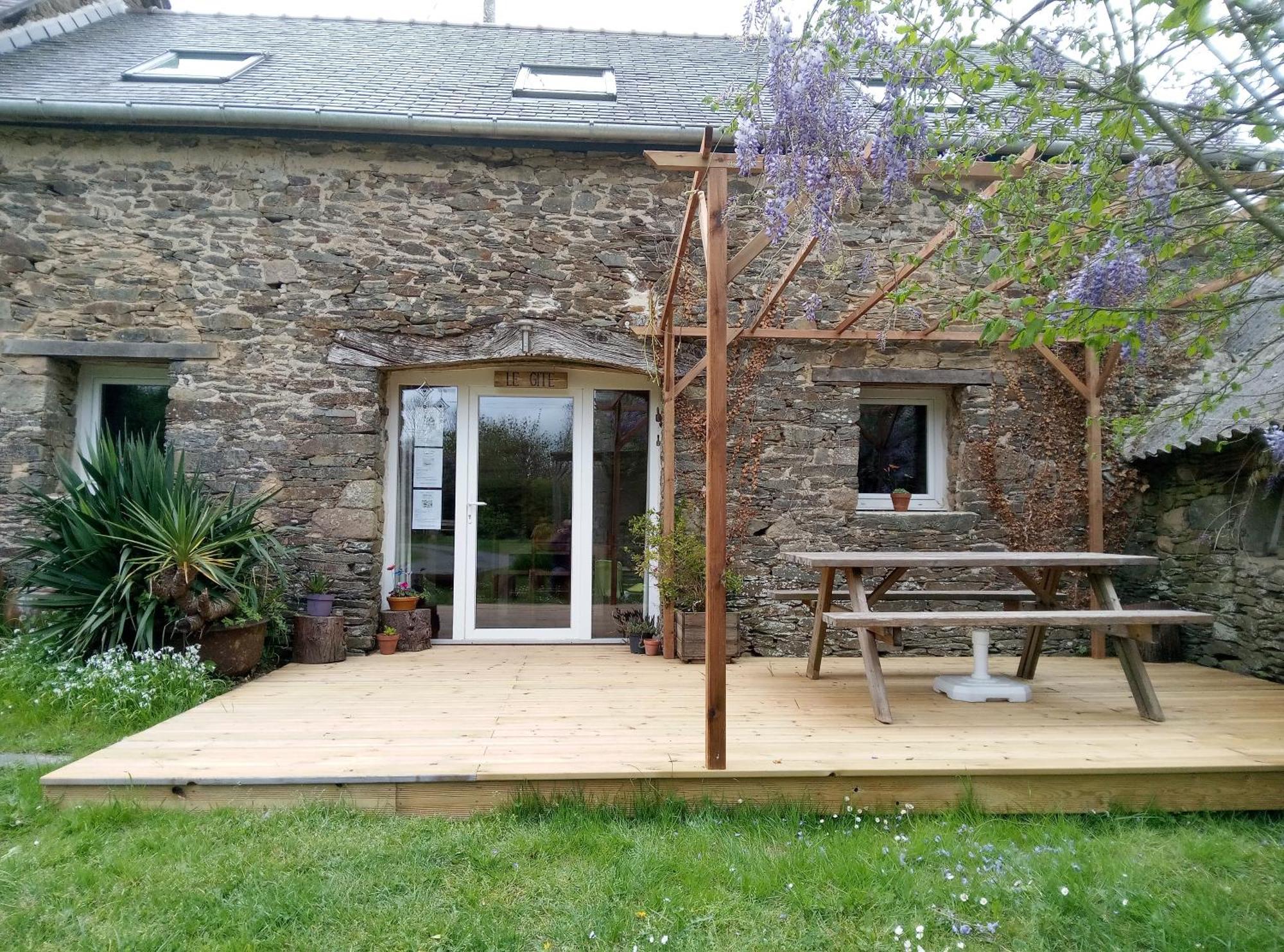 Le Jardin Enchanteur, Chaleureuse Maison D'Hotes Eco-Responsable, Calme Et Accueillante Loperec Exterior photo